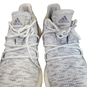 Zapato de golf Adidas para mujer sin clavos tejido cruzado blanco/tecnología púrpura/púrpura talla 10 - Imagen 1 de 11