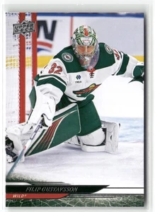 2024-25 Upper Deck Filip Gustavsson Minnesota Wild #94 - Afbeelding 1 van 2