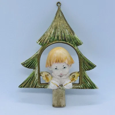 De Colección Fontanini Ángel En Árbol Adorno de Navidad Depose Italia 390 Marca Araña LEER Foto 1 de 4