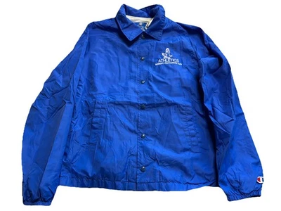 Jaqueta masculina corta-vento força aérea dos EUA zíper completo tamanho médio EUA nova campeã anos 80 - Imagem 1 de 4