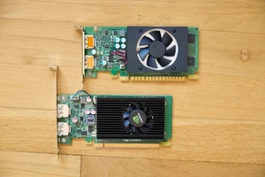 Lenovo NVIDIA GeForce GT730 2GB GDDR5 low profile, PNY NVS 310 1GB GDDR3 lot - Picture 1 of 3