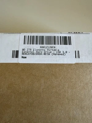 WD 2TB Elements Portable External Hard Drive (Renewed) - Image 1 of 2