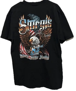 Sturgis Shirt Size M Motorcycle Rally 2022 South Dakota Black 82nd Anniversary - Picture 1 of 5