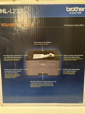 Brother HL-L2320D Mono Laser Printer- NEW - Image 1 of 4