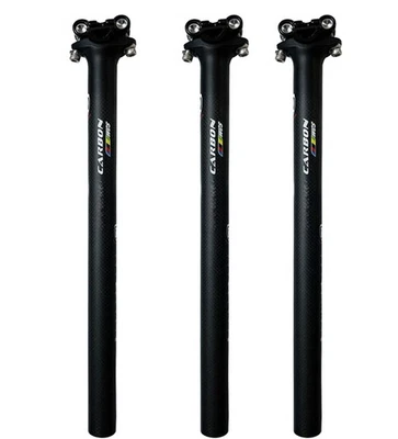 WCS carbonio bici mtb bici corsa 27,2 30,8 31,6 mm fibra di carbonio reggisella - Immagine 1 di 4