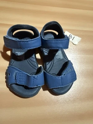 Gap Toddler Sandals 6 Blue Black Hook & Loop - Image 1 of 4
