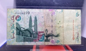 MALAYSIA BNM 2000 RM5 RINGGIT AR9454699 . - Picture 1 of 4