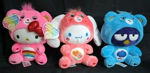 Sanrio Care Bears X Hello Kitty and Friends - Complete Set 9" Plushes 3 Pcs NEW - Picture 1 of 11