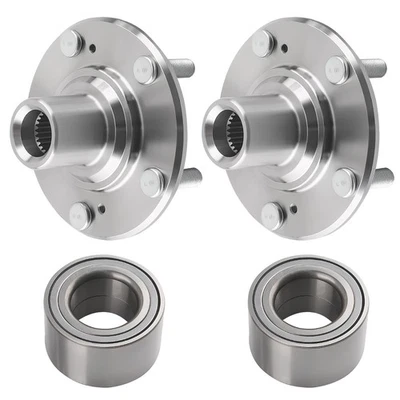 2x Front Wheel Hub Bearing Kits For Honda Civic DX EX LX HF Hybrid 1.8L 1.5L - Image 1 of 4