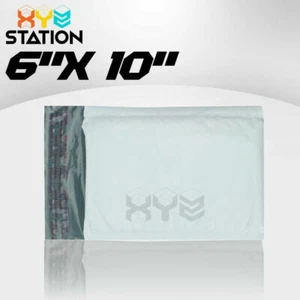 #0 6x10 6x9 Poly Bubble Mailer Padded Envelope Shipping Bags 25,50,100,250,500 - Picture 1 of 24