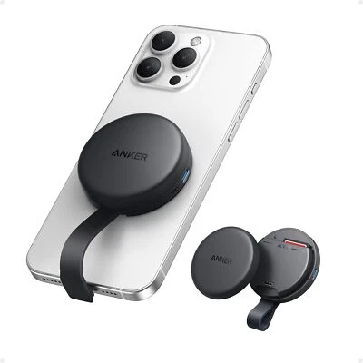 Anker MagGo USB-C Adapter Magnetic Memory Card Reader SD&TF Slot for iPhone 16 - Image 1 of 4