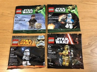 🔹SEALED🔹Lego Star Wars 5001621 5001709 5002938 & 5002948 Polybags🔹EXCLUSIVE🔹 - Image 1 of 2