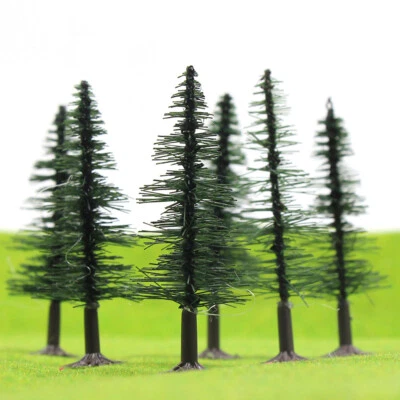 SZ40 20pcs Model Train Pine Trees N Z Gauge 40mm - Image 1 of 4