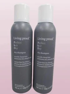 LIVING PROOF PERFECT HAIR DAY DRY SHAMPOO 5.5 OZ LOT OF 2 - Picture 1 of 3