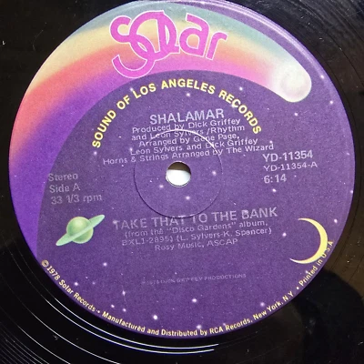 Shalamar – Take That To The Bank - Image 1 of 3