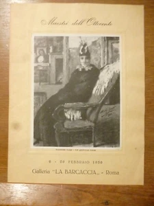 MAESTRI DELL' OTTOCENTO Galleria la Barcaccia 1956 Roma illustrato arte  - Foto 1 di 4