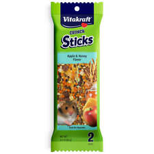 Vitakraft Crunch Sticks Apple & Honey Flavor Hamster Treats 3.5 oz (3 pack)