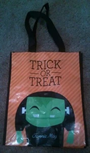 Fannie May Halloween Frankenstein Candy Trick or Treat Bag T-12" X W-10" X D-5" - Picture 1 of 3
