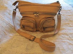 Liebeskind Berlin Anny Safari Tan Leather Shoulder/Crossbody - Picture 1 of 12