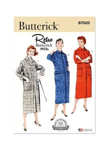 Cappotto Butterick retrò anni 50 MODELLO CUCITO B7020 manca scatola 10-18 o 18-26 - Foto 1 di 6