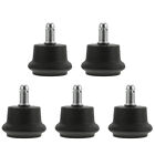  5 Pcs Computer Chair Casters Rotation Swivel Wheel Cabinet Wheels Office