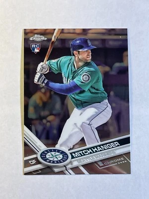 Mitch Haniger 2017 Topps Chrome Rookie Card RC #29 Seattle Mariners - Image 1 of 2