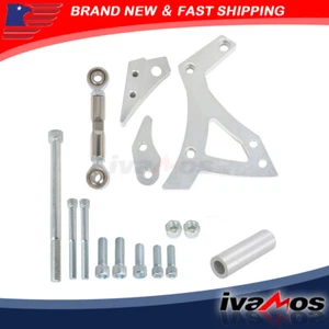 Fit For Ford 351C Billet Aluminum Front Passenger Side Alternator Bracket Set - Picture 1 of 8
