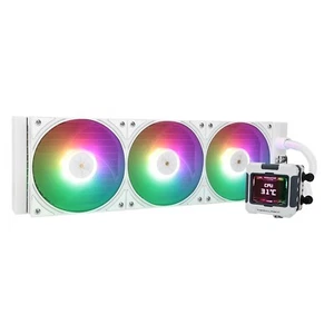 Thermalright FW360 Biała chłodnica wody procesora ARGB z 3 wentylatorami PWM z 2000 obr./min, IPS - Zdjęcie 1 z 5