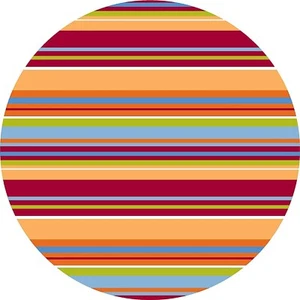 Ribbon Candy Red Wall Pops! 5 Removeable Dots - Picture 1 of 2