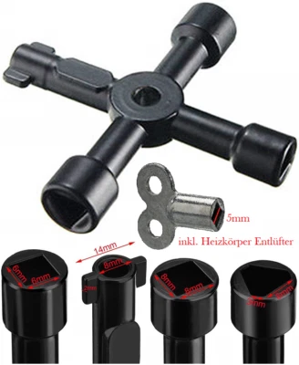 Schaltschrank Schlüssel Dreikantschlüssel Vierkantschlüssel Heizungsschlüssel