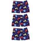  3pcs Baby Boy Swim Shorts Cartoon Dinosaur Print Shorts Sunscreen