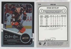 2011-12 O-Pee-Chee Rainbow Foil Black Border /100 Ryan Getzlaf #134