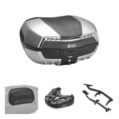 Kit bauletto GIVI V58 MAXIA 5 TECH alluminio CF MOTO MT-X ALTA 800 2025-2025 Foto 1 de 4