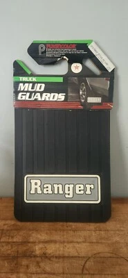 Vintage Plasticolor RANGER Mud Flaps 12X18 Nos Rare Truck Suv Guards  Bronco - Image 1 of 4