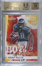 2009 Score Inscriptions Gold Zone /50 Jeremy Maclin #12 BGS 9.5 Rookie Auto RC