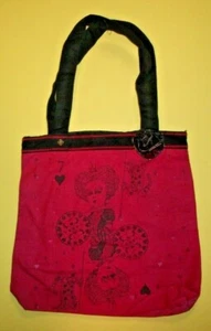 CLAIRE'S DISNEY ALICE IN WONDERLAND TOTE BAG Red Queen RARE !! NEW - Picture 1 of 4