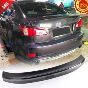 Carbon Fiber Rear Boot Trunk Spoiler Wing for Lexus IS250 IS300 IS350 2006-2012 - Picture 1 of 11