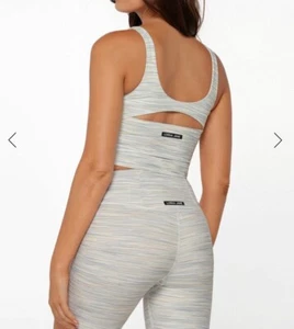 Pre-Owned Lorna Jane Track Active Tank Bra Combo Medium Sunset Mark - Picture 1 of 4