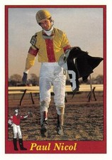 Paul Nicol trading card (Horse Racing) 1995 Jockey Star #149