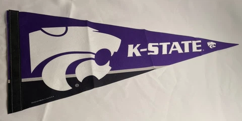 Kansas State University KSU Wildcats 12x30 Felt Pennant Cover