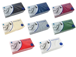 Papierservietten bunt 2-lagig Bar Servietten Seidenpapier weich 40 cm 4-fach - Bild 1 von 17