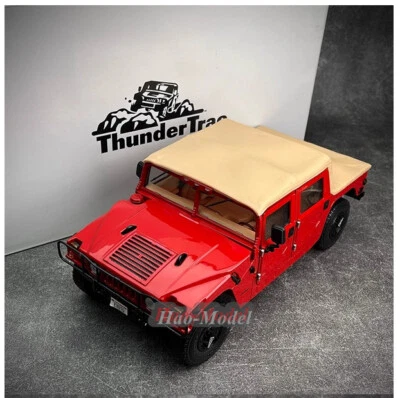 EXOTO 1:18 Hummer Red Pickup Edition Alloy Diecast Model Car Vehicles Toys Gifts - Image 1 of 4