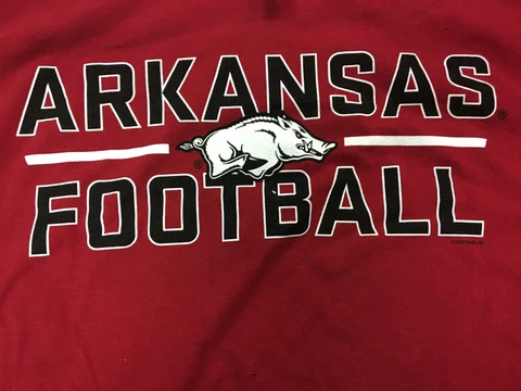 ARKANSAS RAZORBACKS FOOTBALL OFFICIALLY LICENSED T-SHIRT Brand New S-XXL Cover