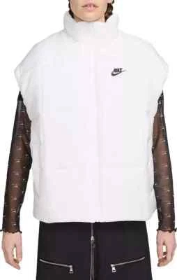 Nike Women’s Sportswear Classic Puffer Therma-FIT Loose Vest White Size XL - Image 1 of 4