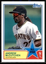 2013  Topps Archives 1983 All-Stars Andrew McCutchen #83-AM Pittsburgh Pirates