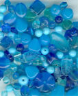 Premium Glass Bead Mix Turquoise Teal 140 /- Beads