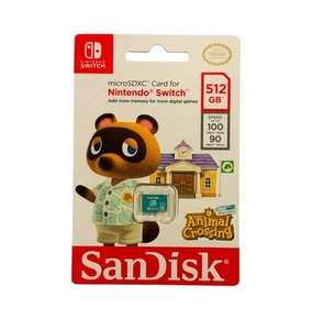 SanDisk 512GB microSDXC Micro SD Card for Nintendo Switch - Animal Crossing NEW - Photo 1 sur 2