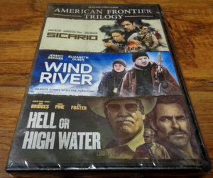 AMERICAN FRONTIER TRILOGY SICARIO WIND RIVER HELL HIGH WATER DVD BRAND NEW - Imagen 1 de 3