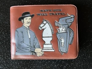 Rare Vintage 1950 ‘s HAVE GUN WILL TRAVEL Wallet Billfold Great condition - Picture 1 of 4