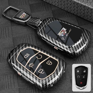 Remote Key Fob Cover Case for Cadillac CT4 CT5 ATS XT5 XT6 Key Protective Shell - Picture 1 of 4